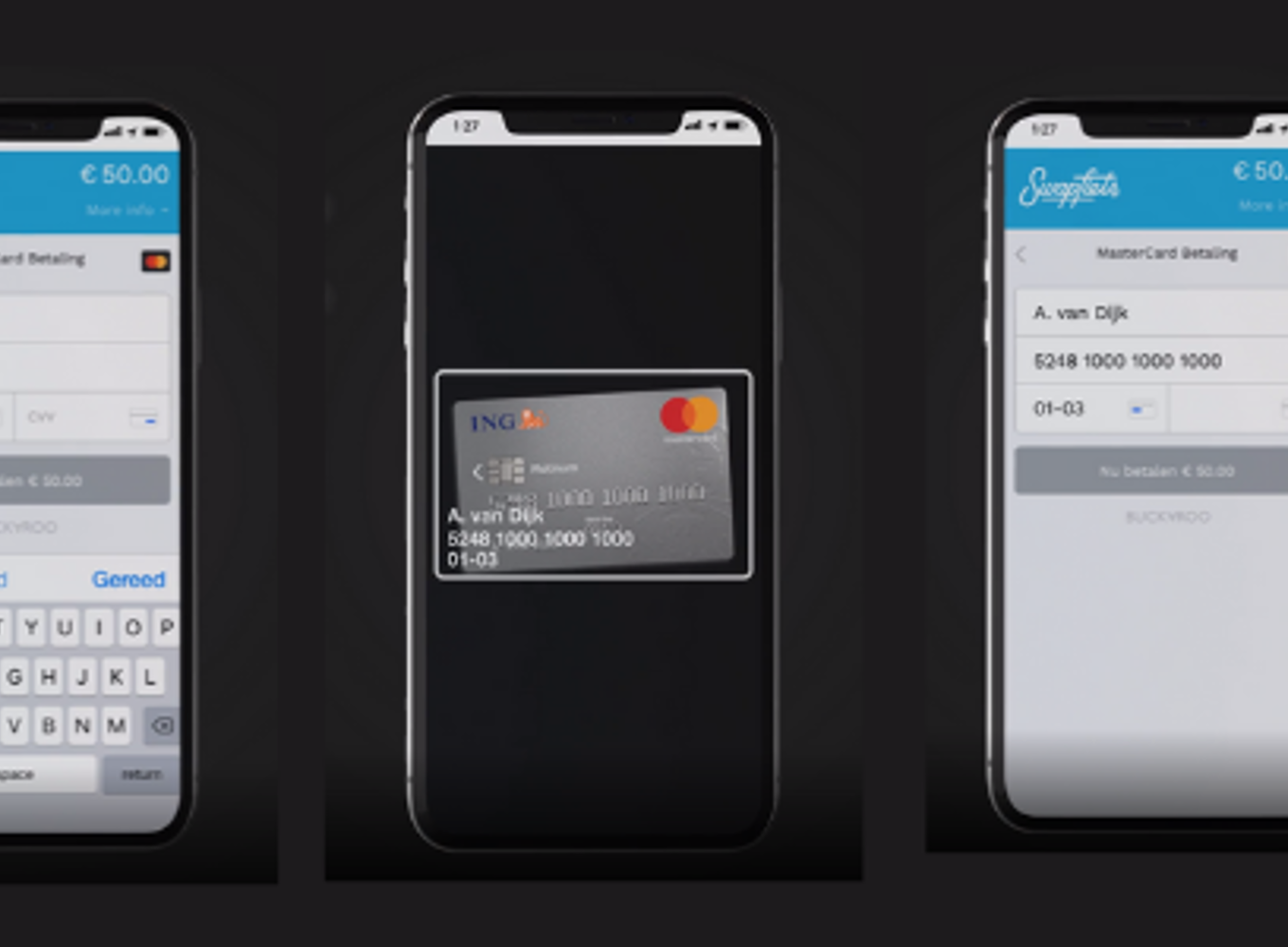 Betaal je met een iPhone via de Buckaro Smart Checkout? Dan kun je creditcard gewoon met de camera van je iPhone scannen, de gegevens worden automatisch ingelezen.