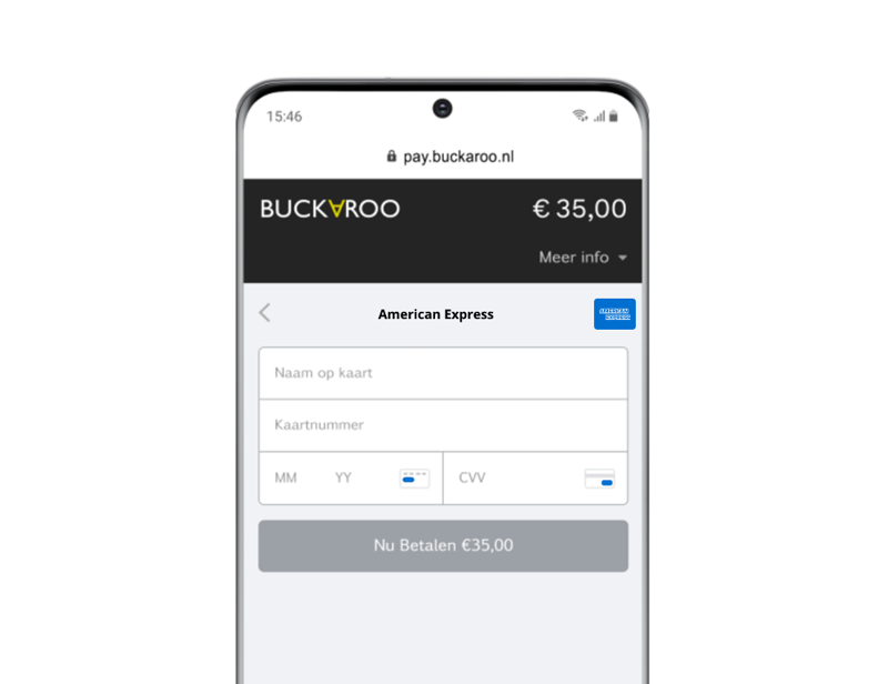 Gratis een Buckaroo Account - American Express accepteren binnen uw Webshop