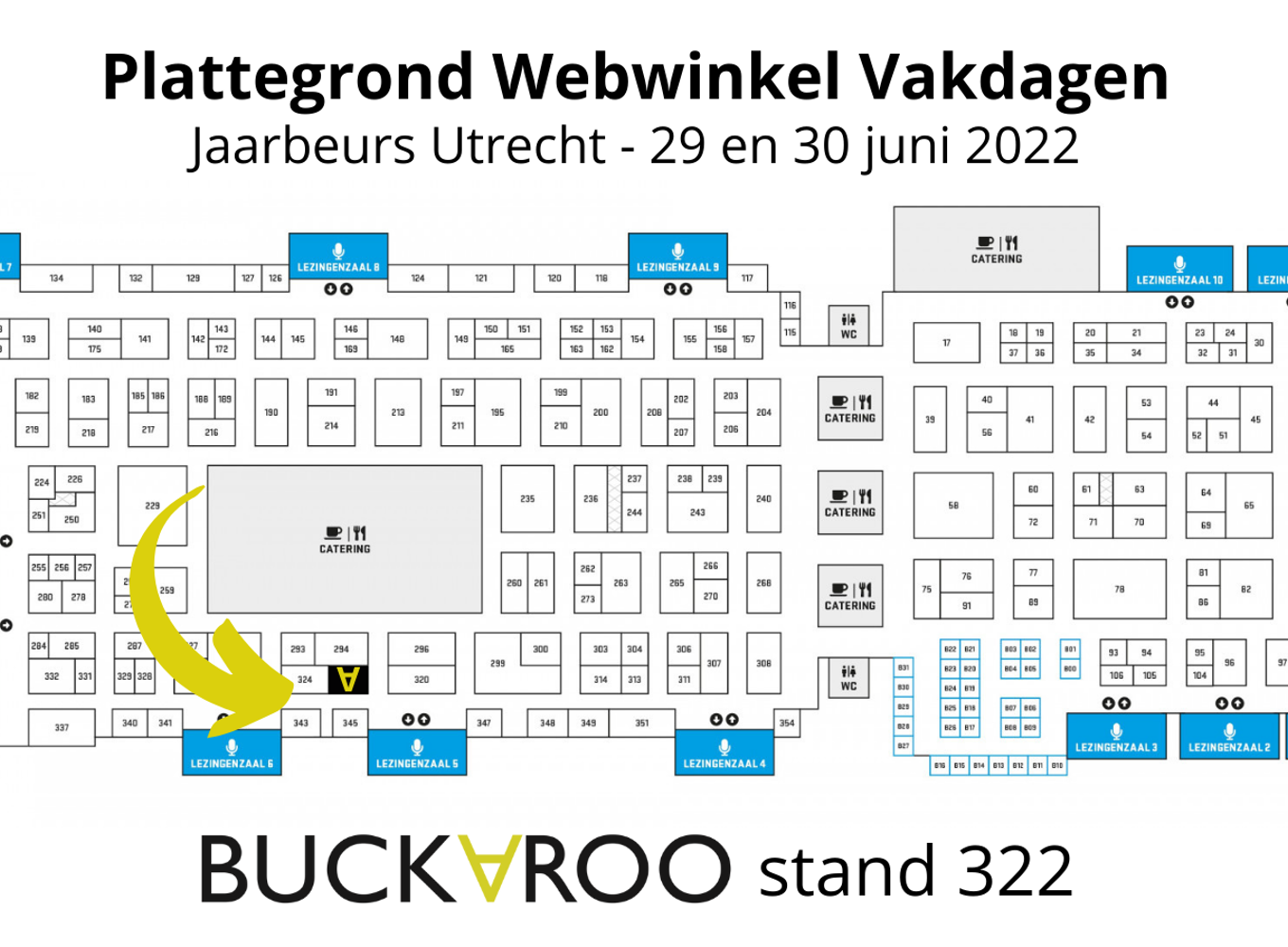 Plattegrond WebWinkel Vakdagen 2022