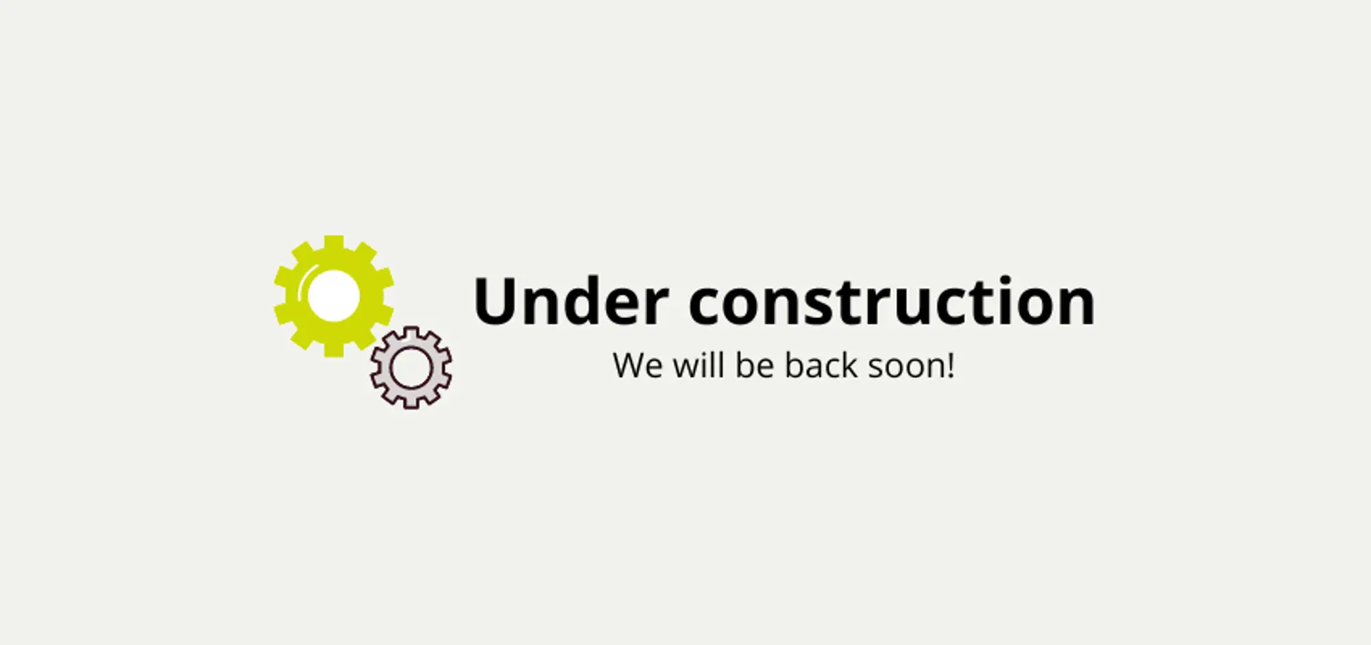 The Sisow portal is temporarily under construction