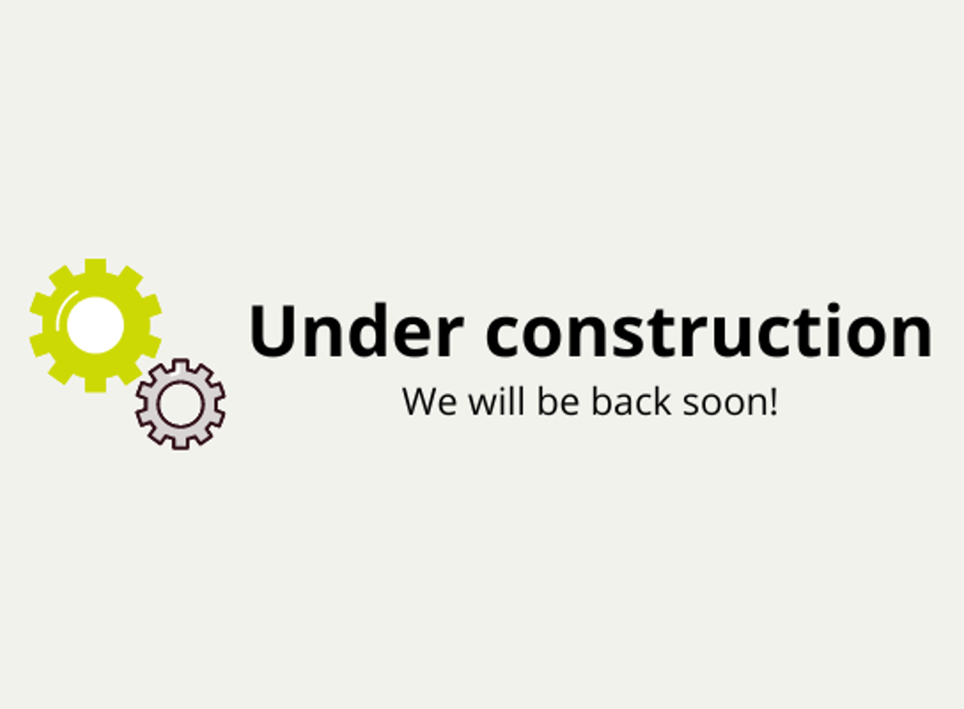 The Sisow portal is temporarily under construction
