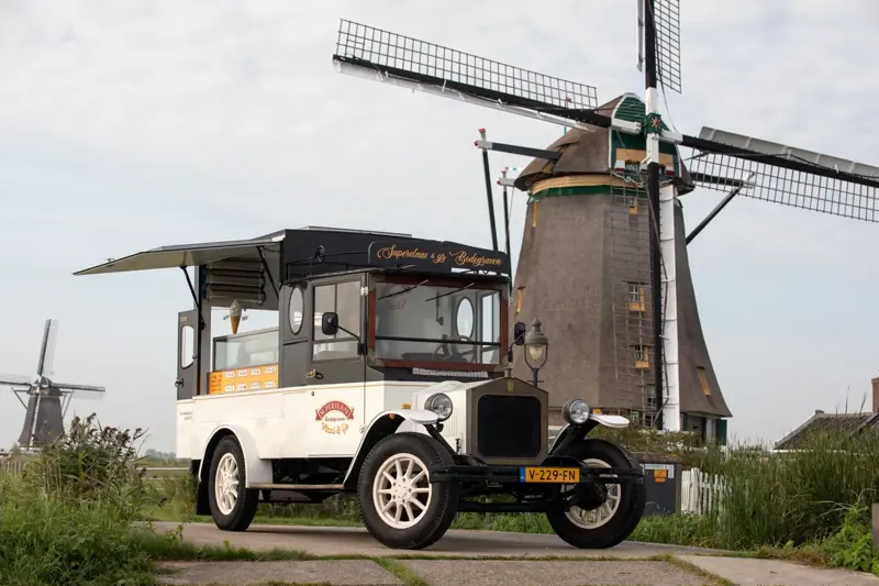 Old Timer Ijswagen - Meneer Krokant - Pinautomaat betalingen