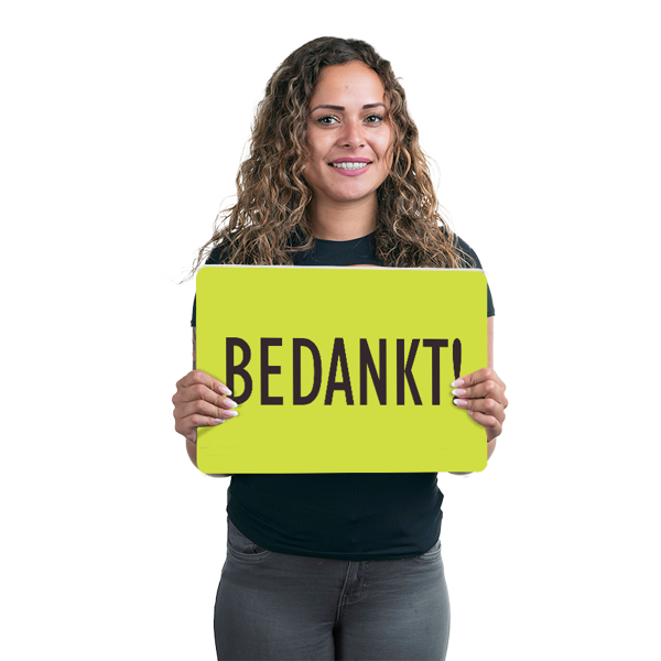 Bedanktpagina Header