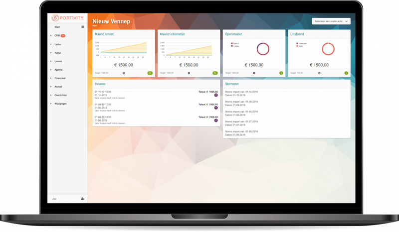 Boss Sportivity Clubmanagement Software Dashboard Uai 2064X1201