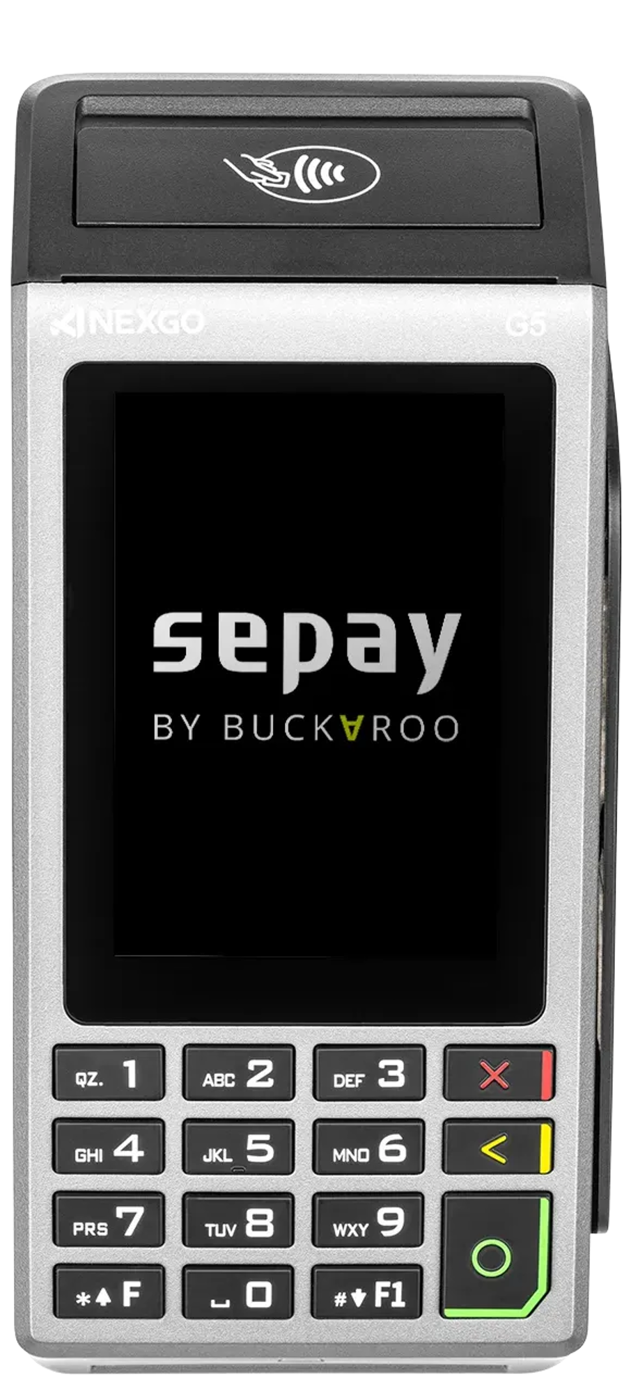 SEPAY Mobiel 4G - Door heel europa betaingen accepteren - Mobiele pinautomaat | Buckaroo