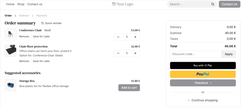 Odoo Checkout - Buckaroo - Online betalen