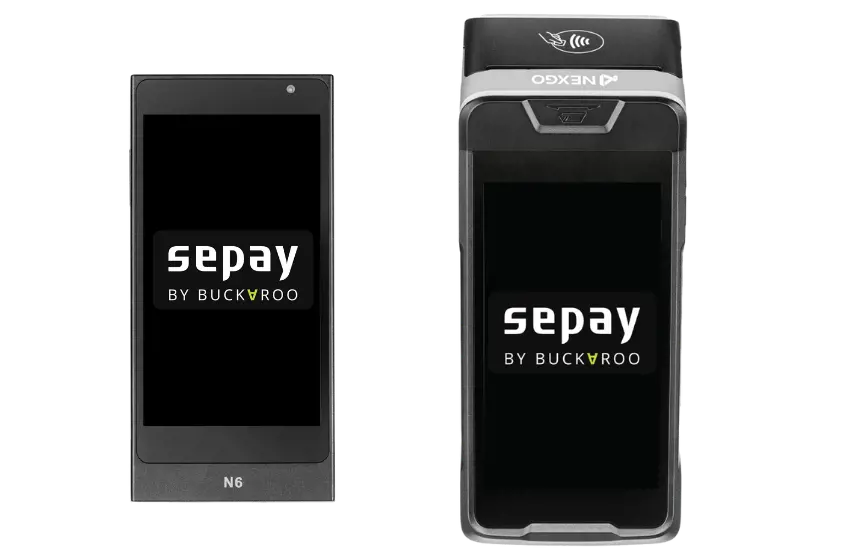 De Sepay Smart Plus beschikt over een aantal extra opties waaronder een ingebouwde bonnenprinter en een grote accu. 